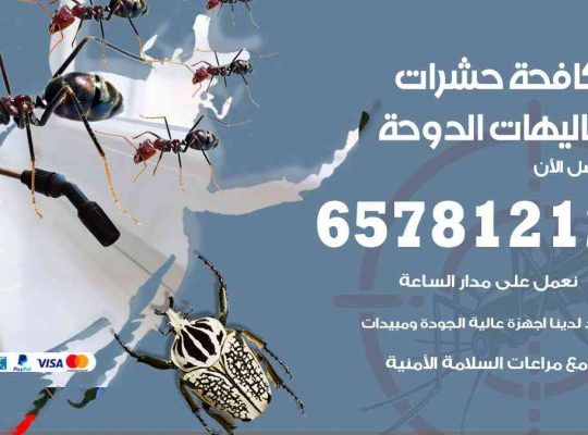 شركات مكافحة حشرات شاليهات الدوحة